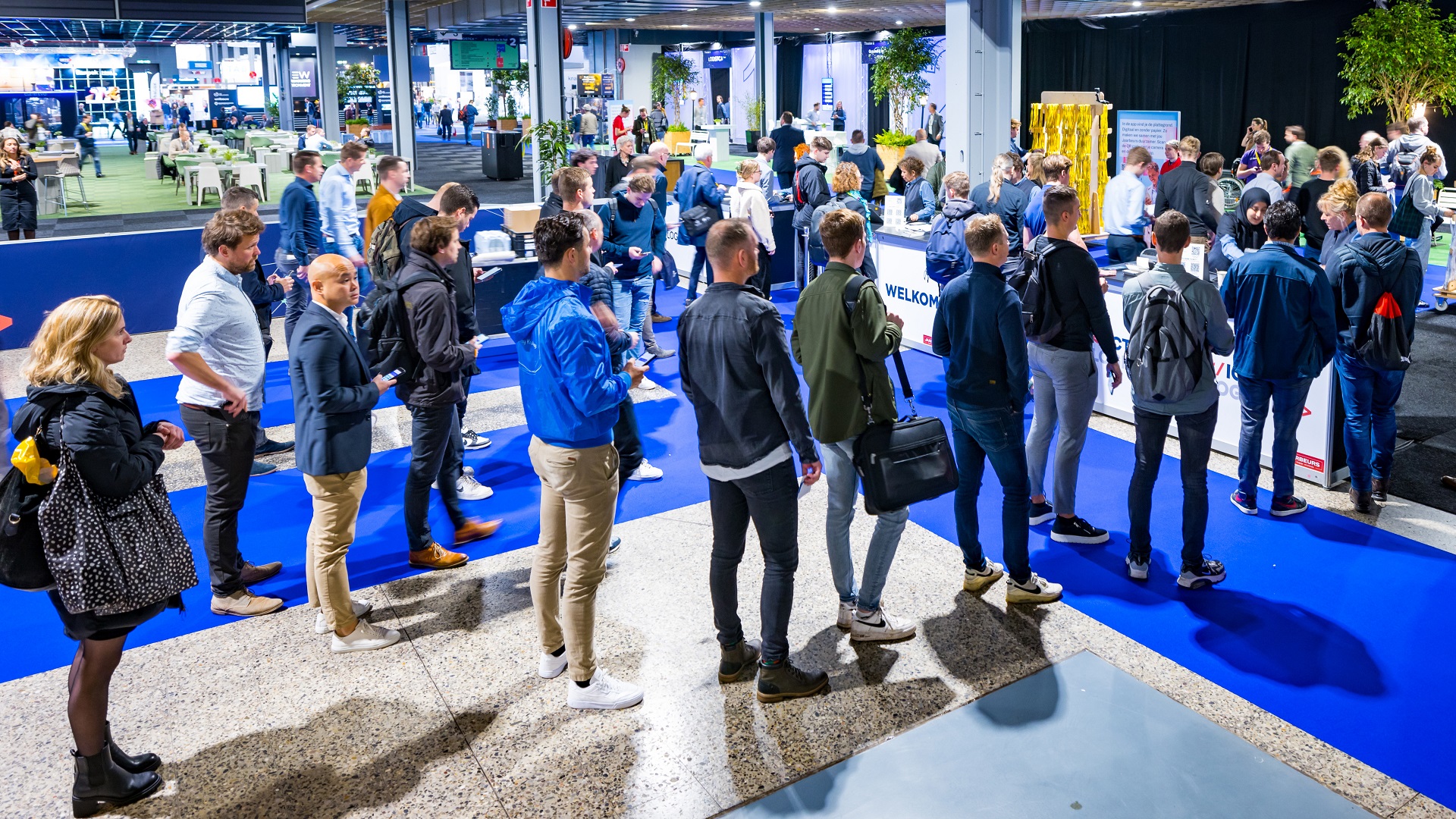 Besucher auf der ICT & Logistiek in Utrecht