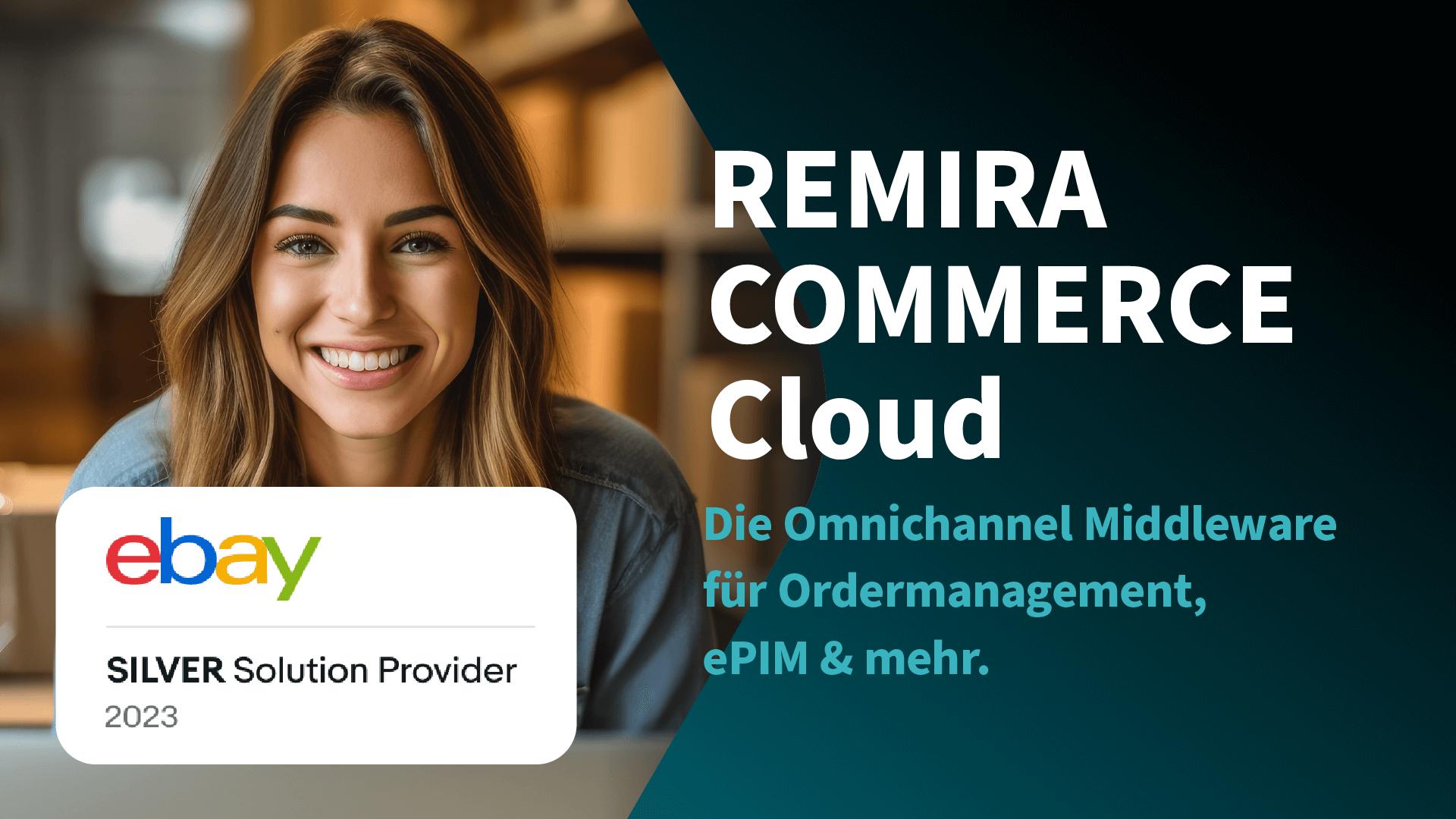 Mock-Up REMIRA Header COMMERCE Cloud eBay Auszeichnung